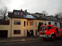 Dachstuhlbrand Koeln Bocklemuend Untere Dorfstr P179